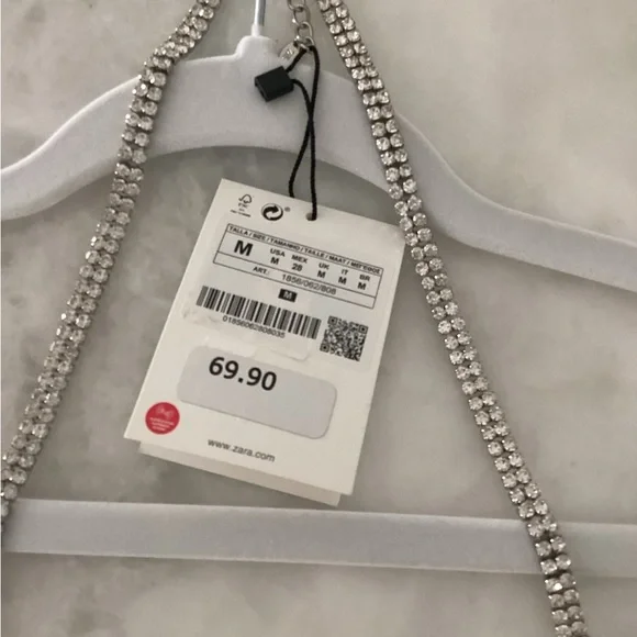 Zara Rhinestone Bra - Picture 3 of 5